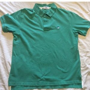 Southern Tide Skipjack Short Sleeve Polo Green L